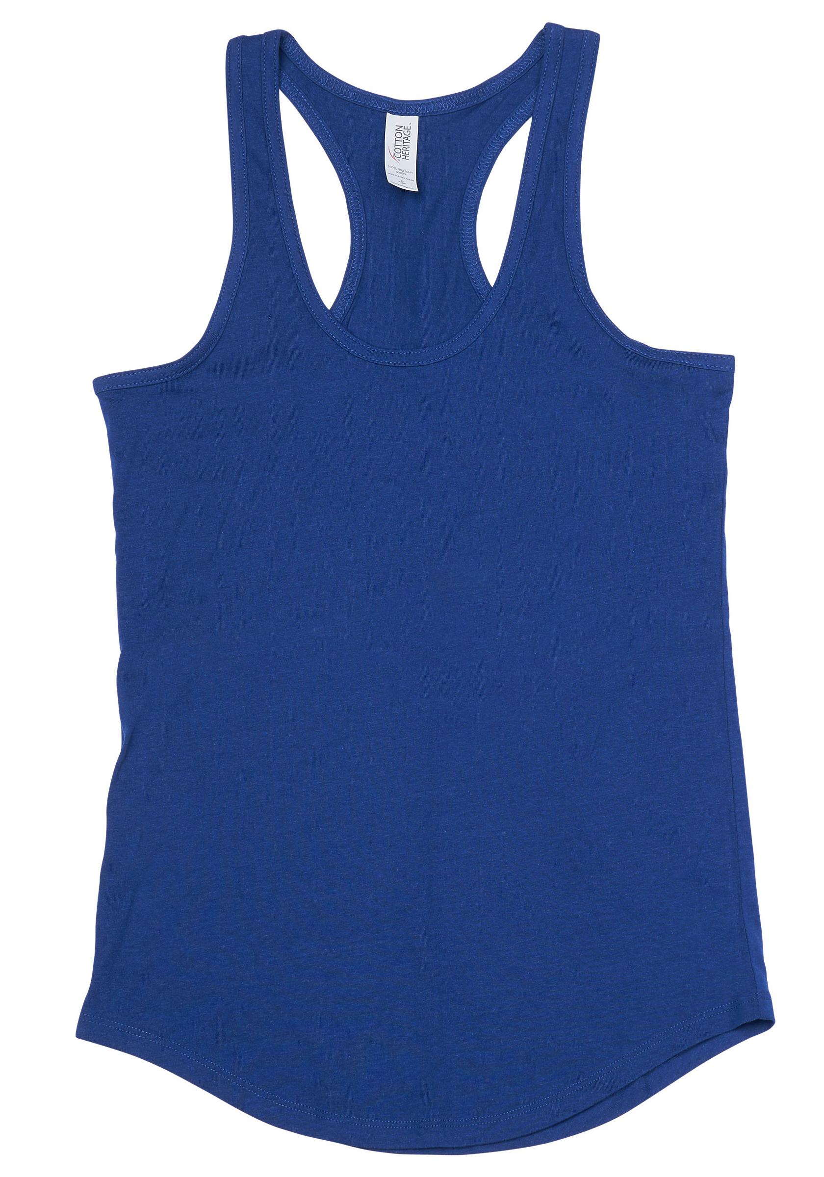 Women's Fitted Racer-Back Tank | Cotton-Heritage