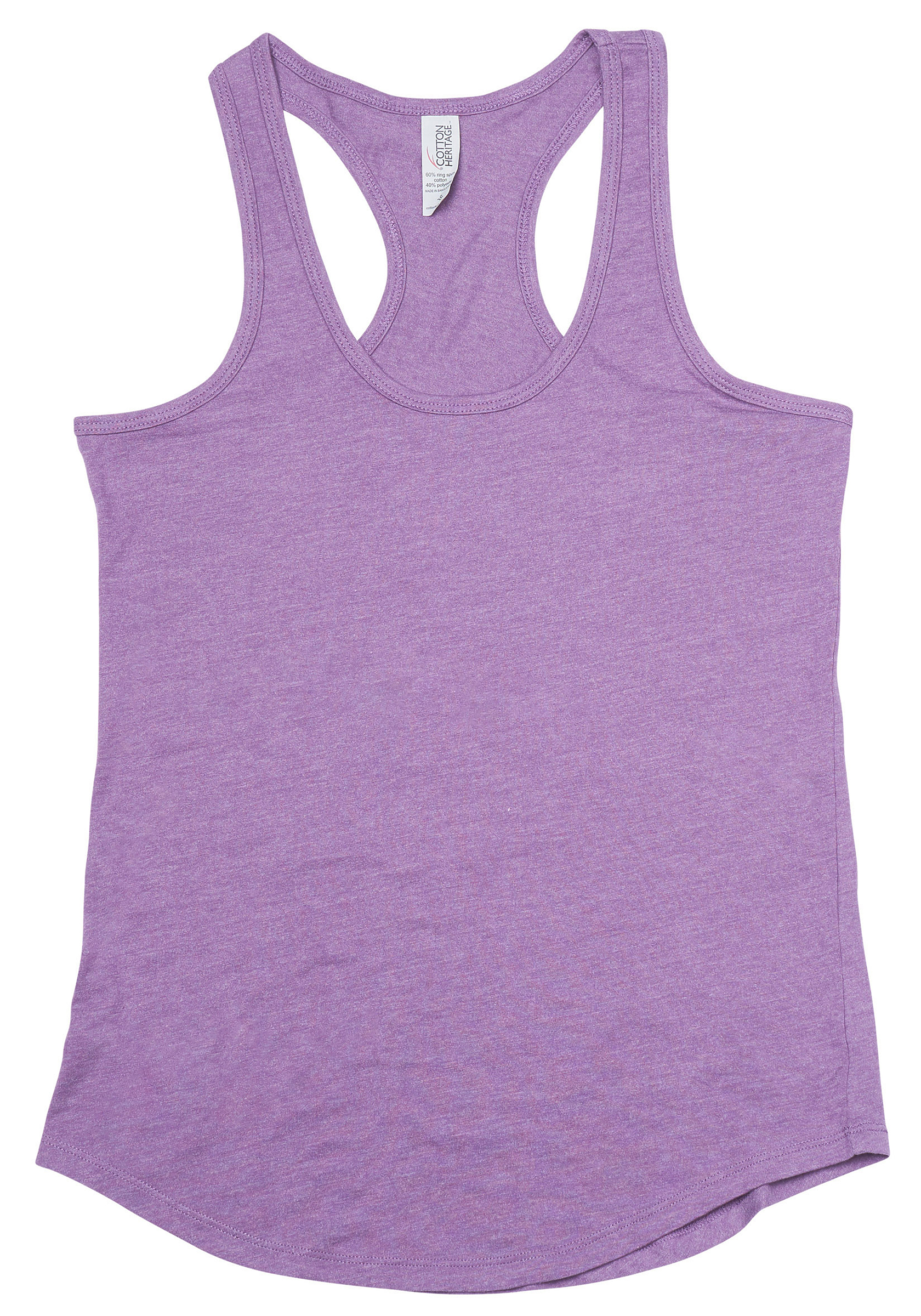 Women's Fitted Racer-Back Tank | Cotton-Heritage