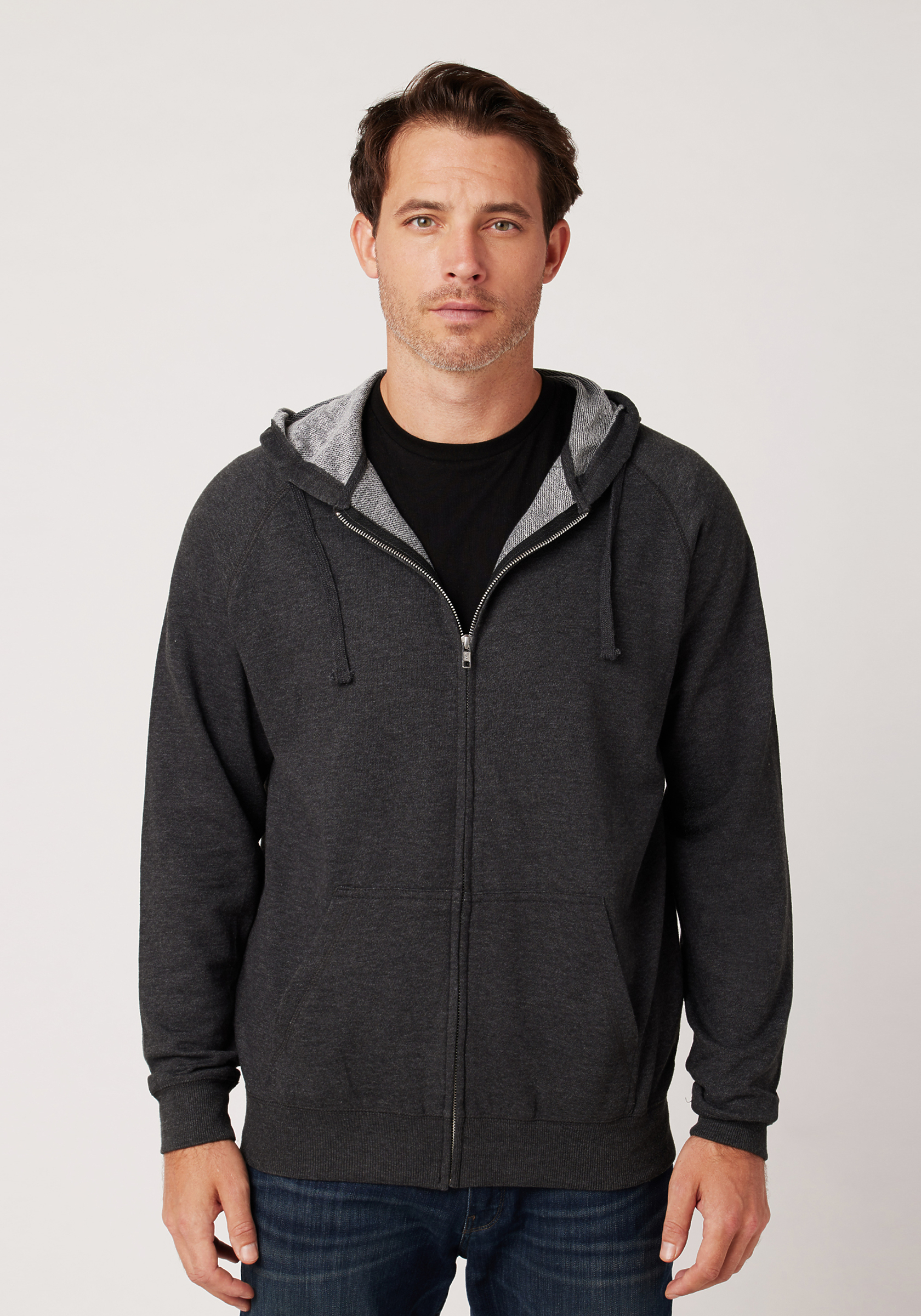 French Terry Full-Zip Hoodie