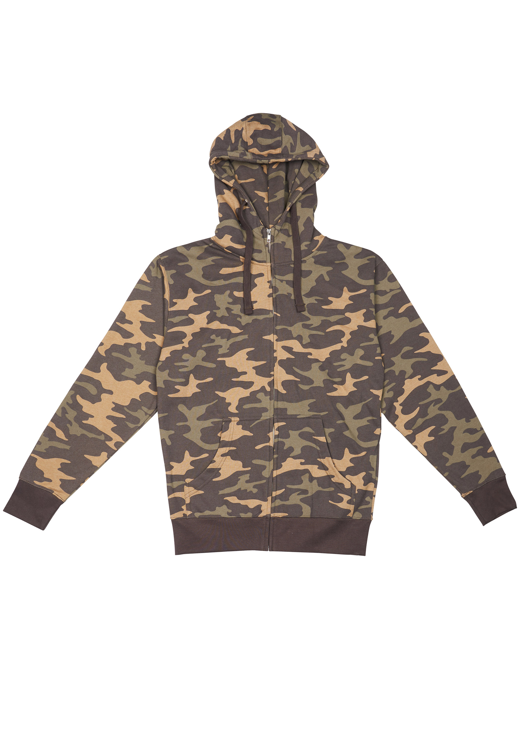 Khaki zip up hoodie deals
