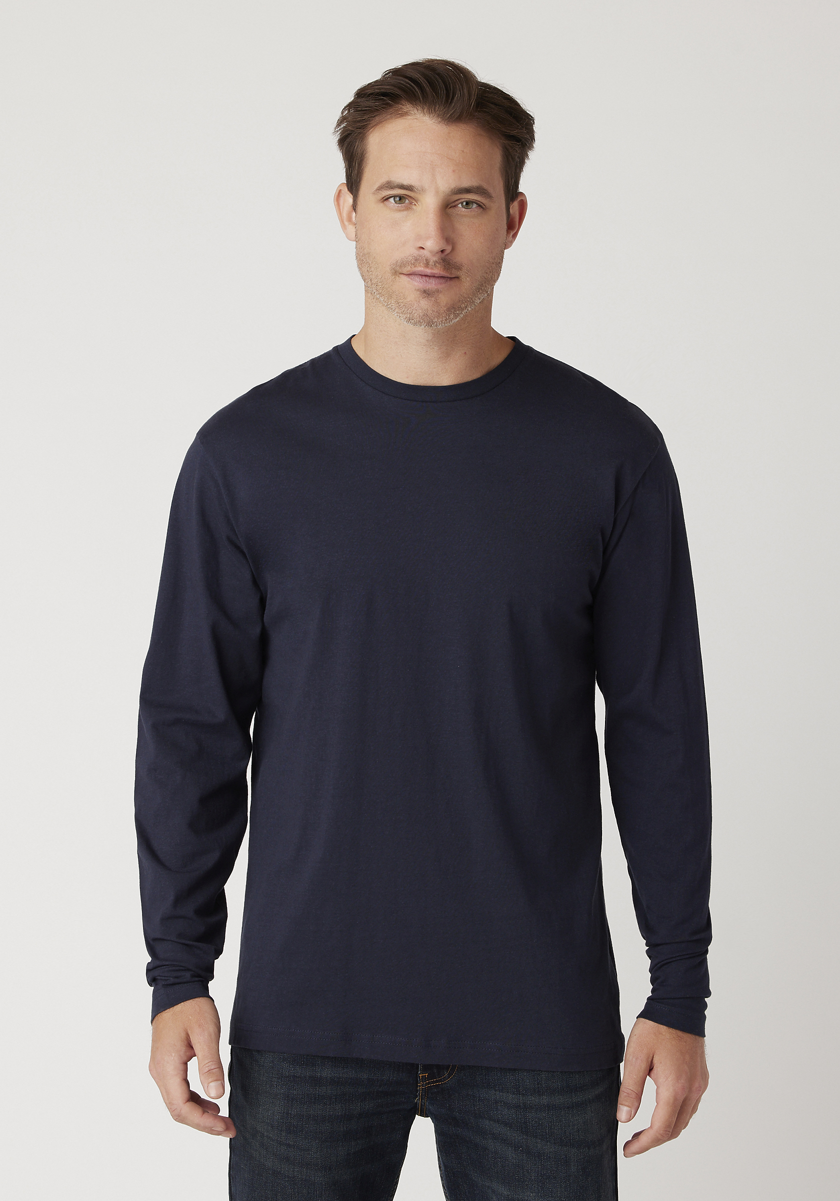 Men's Long Sleeve T-Shirt | Cotton Heritage