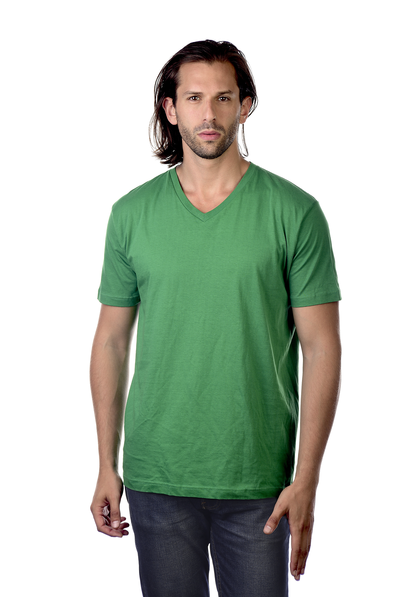 Men's V-Neck T-Shirt | Cotton-Heritage