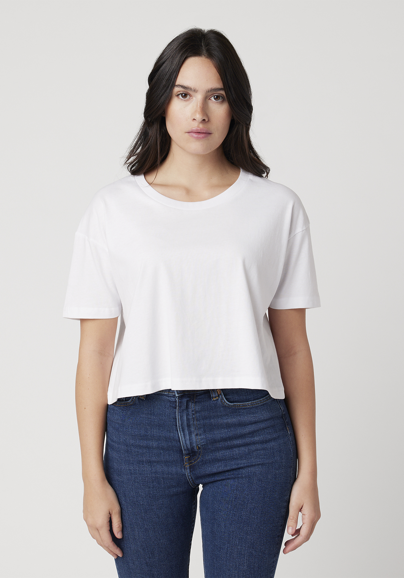 Logo Cotton Crop T-shirt W/ Ring