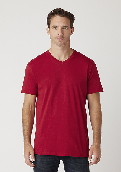 Men's V-Neck T-Shirt | Cotton Heritage