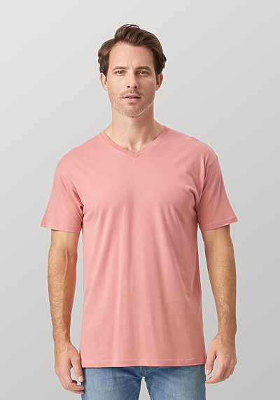 Men's V-Neck T-Shirt | Cotton Heritage