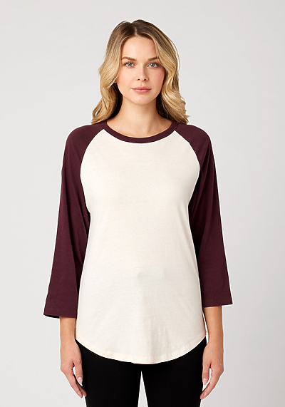 3/4 Sleeve Cotton Tee main image 1