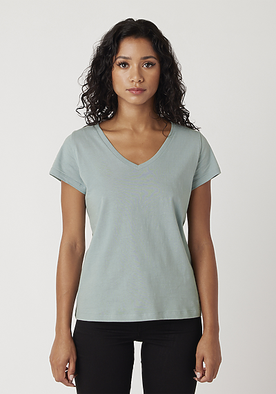 Women's V-Neck T-shirt | Cotton Heritage