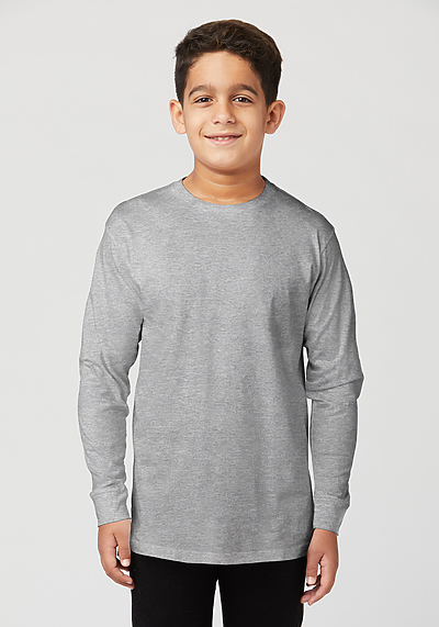 Youth Greyton Detail Long Sleeve Tshirt main image 1