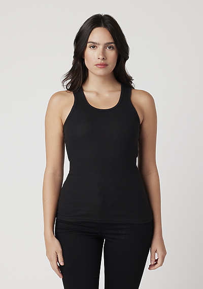 Women's Fitted 2x1 Rib Tank | Cotton Heritage