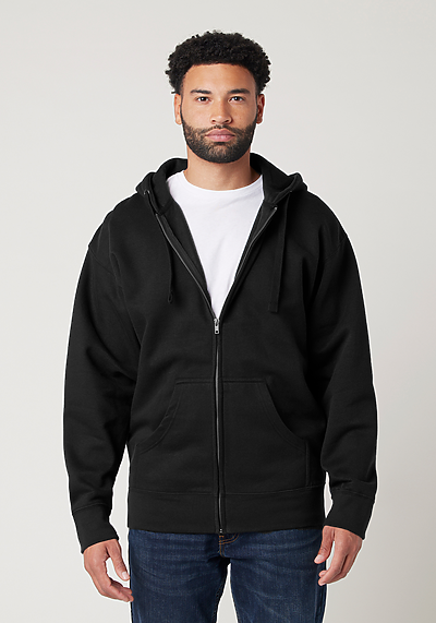Premium Full Zip Hoodie Cotton Heritage