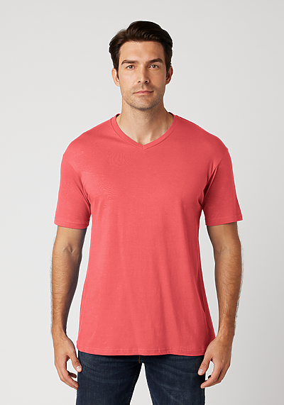 Men's V-Neck T-Shirt | Cotton Heritage