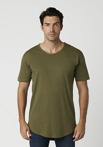 Unisex Drop Tail T-Shirt | Cotton Heritage
