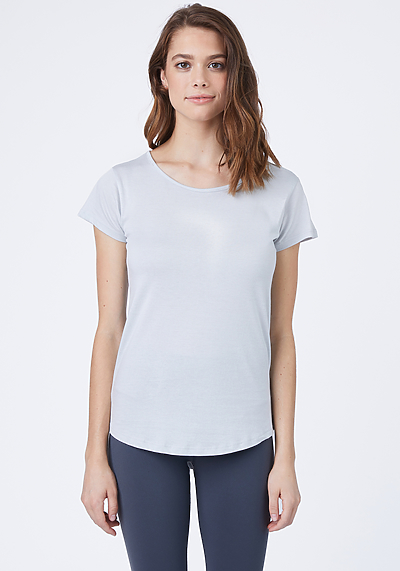 Cotton Modal Scoop Neck Tee | Cotton Heritage