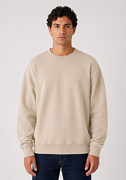 Garment Dyed Fleece Crew